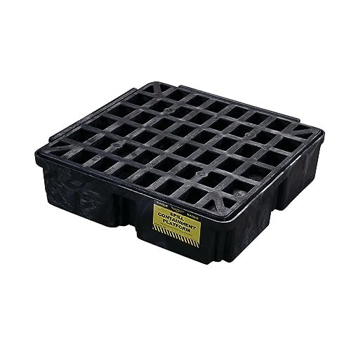 Tambour plateforme modulaire Eagle 1633b noir bac rétention hydrocarbures