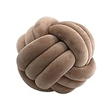 BYITRE Soft Knot Ball Pillows,Round Throw Pillow Cushion Home Decoration Plush Pillow,Throw Knotted