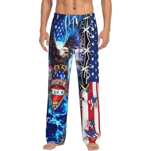 Men's Pajama Pants Ultra Lightweight Sleep Lounge Pants Pjs Bottoms Men's Pajama Bottoms with Pocket Drawstring