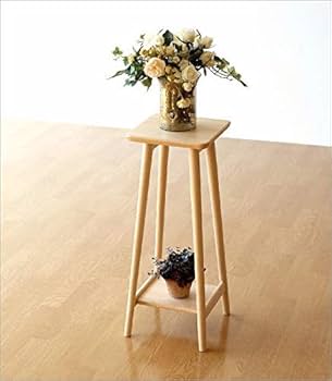 (815)✿木製★特大高台花台★ 楽天市場】大垣WOOD 玄関ステップ 花台 幅515mm 幅51.5cm オイル