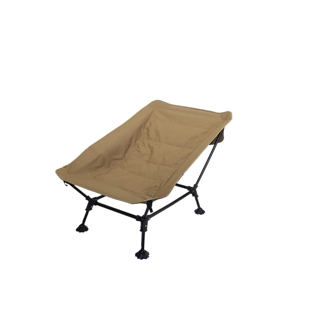 Chaise Longue de Voyage et Camping - Transat Inclinable Kaki pour vos Sorties Plein Air