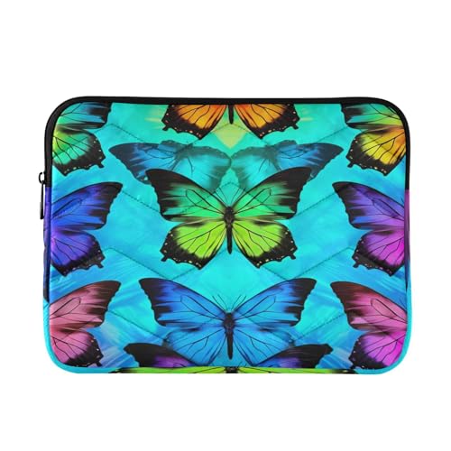 Funda para portátil 13-14 pulgadas color mariposas