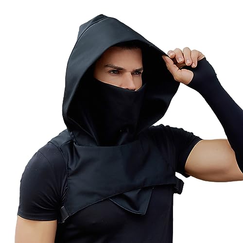 Écharpe à capuche Cyberpunk pour vos soirées à thème Halloween et conventions Cosplay