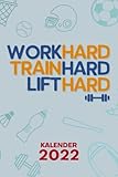 KALENDER 2022 A5: für Fitnessportler - Fitness Motivation Terminplaner mit DATUM - Fitness Organizer für Termine - Wochenplaner von Januar bis Dezember - 1 Woche auf 2 Seiten mit Kalenderwoche