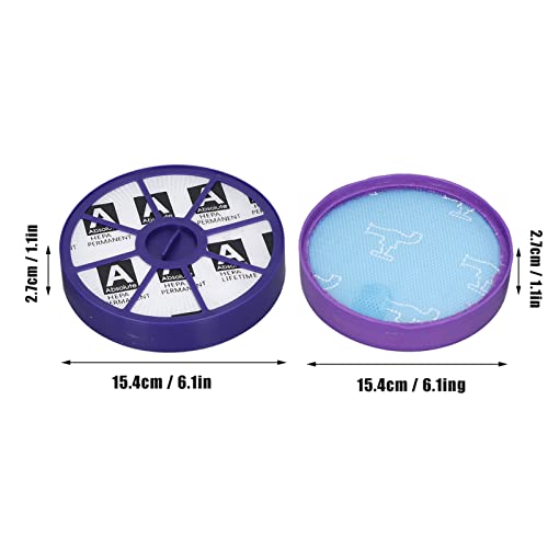 Kit de filtro de motor traseiro dianteiro, peça de aspirador de pó de motor de acabamento fino para