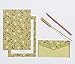 A5 Lined Stationary Paper and Envelopes Set,48 Sheets Cute Letter Writing Paper and 24 Sheets Envelopes,Cute Flower Writing Paper and Printer Paper,Floral Decorative Craft Paper.