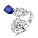 √ EIN WUNDERVOLLES GESCHENK FÜR JEDEN ANLASS: Dieser einzigartige ringe frauen silber ist schön verpackt und bereit zum Verschenken. Überraschen Sie eine ganz besondere Frau. Ob als Antragsring, als Hochzeitsring oder als modische Schmuck Ringe. Dieses zeitlose Essential ist die perfekte Geschenkidee für Ihre Frau, Tochter, Mutter, Schwester, Freundin, beste Freundin oder sich selbst. Schenken Sie jemandem besonderen diesen luxuriösen Silberschmuck für einen eleganten Auftritt bei Tag und Nacht.