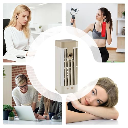 Ventilateur de table à brume fraîche pour camping voyage et plage - 5