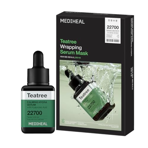 MEDIHEAL Teatree Calming Serum & Mask Skin Care Duo Set