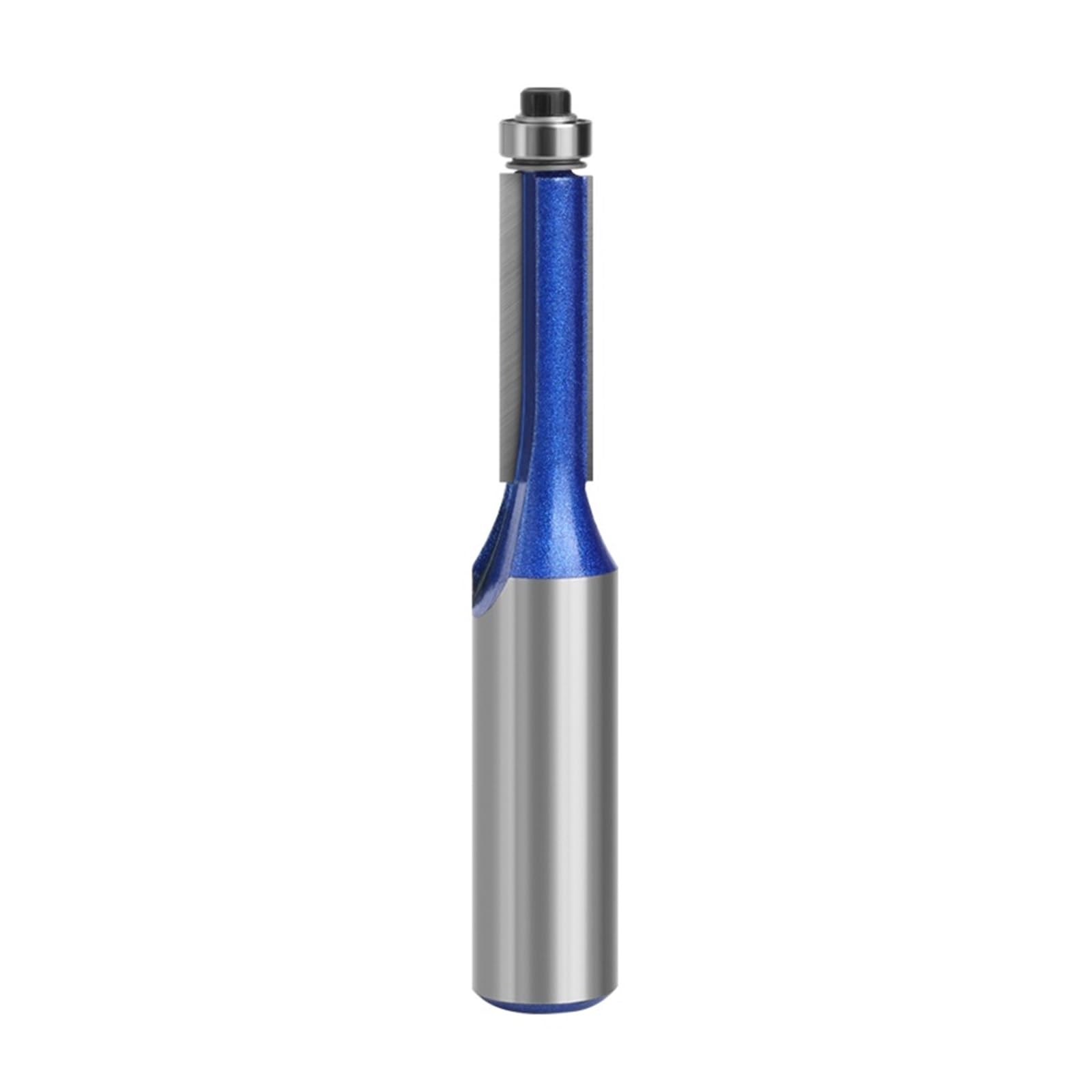 1pc 12.7mm Shank 12mm Milling Cutter Flush Trim with Bearing Router Bit Set for Woodworking(12X12.7x30mm)