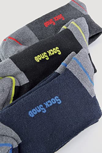 Mens Ultimate Cushioned Cotton Crew Work Socks for Steel Toe Boots 12-15 US3