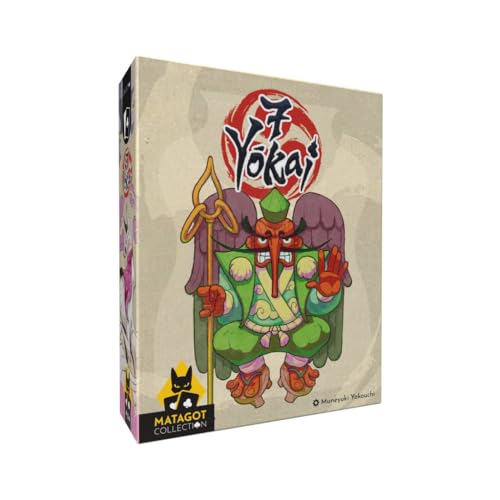 Matagot 7 Yokai – Capturez Les Esprits, dominez la Partie ! - Jeu de Société - De 3 à 4 Joueurs - A Partir de 10 Ans