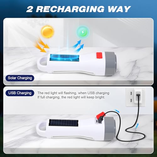 Lampe de poche de camping rechargeable pour panne de courant