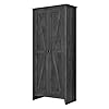 Ameriwood Home Farmington Wide Storage Cabinet, 31.5", Rustic Gray Ameriwood Home Farmington Wide Storage Cabinet, 31.5", Rustic Gray