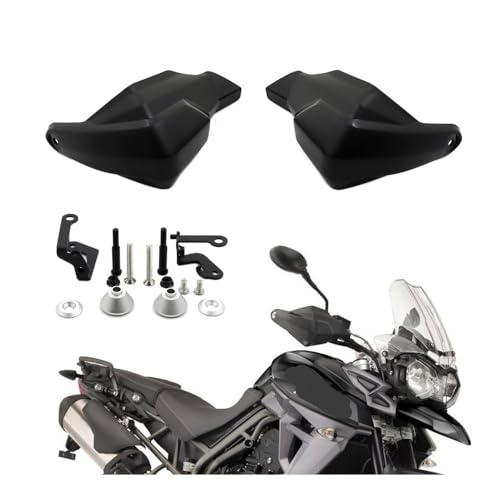 Protège-mains guidon moto noirs accessoire compatible Tiger 800 1200