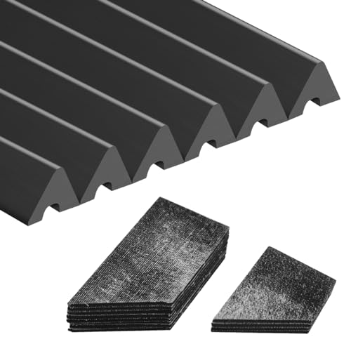 PolyMath Cojines de billar K66 de goma para mesa de billar (juego de 6) parachoques de repuesto para parachoques accesorios - 7/8/9 pies y fundas de cojín de mesa de billar juego de 12-3 mm / 0,12