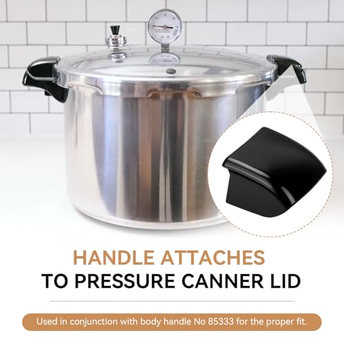 85803 Cover Handle Replacement for Presto Pressure Canner 16/23 Quart Model 01781,01784,01755 Pressure Cooker Lid Handle Pressure Cooker Parts Compatible with Presto 12-23 Quart Pressure Canner Lid - Thumbnail 3