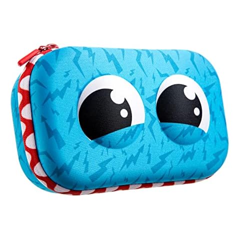 ZIPIT Wildings Federmäppchen für Jungs - etui für bis zu 60 Stifte, Maschinenwaschbar (Blau), 21 cm Cover