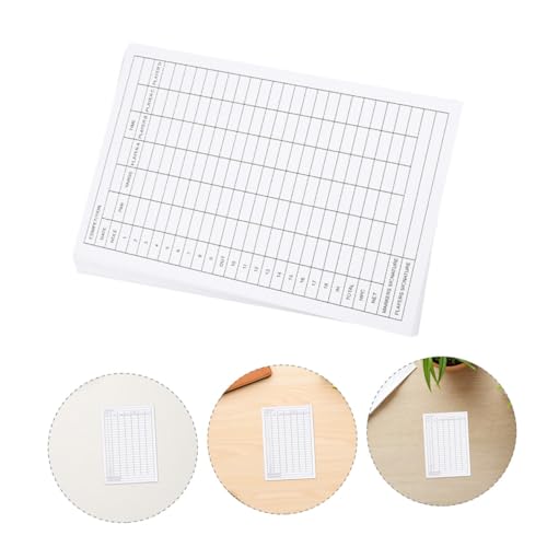 BESPORTBLE 20Pcs Coated Scorecards