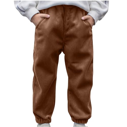 Toddler Boys Corduroy Pants Cargo Sweatpants Solid Elastic Waist Casual Long Trousers Sports Pockets Pants4