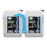 JOVS AdBlue 2 X 10 Litre with Spout – Diesel Exhaust Fluid Additive for SCR-Equipped Vehicles - Crystal Clean Diesel Treatment Fluid, ISO 22241 Compliant, Injected into Engine Exhaust Gases – DEF
