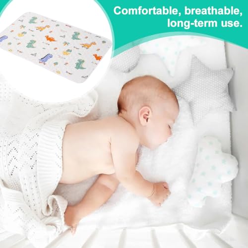 JAWUZ Wickelunterlage Baby 50x70cm Faltbar - Tragbare Wickelauflage für Unterwegs mit Wasserdichtem Polyester und Atmungsaktiver EVA-Schicht - Waschbare Wiederverwendbare Baby Wickel-Decke
