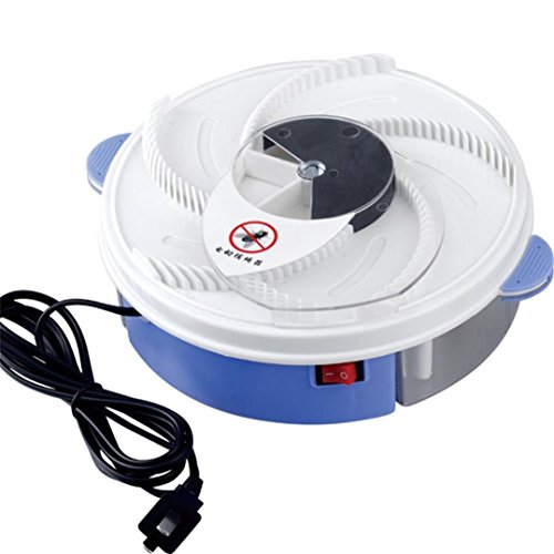 Preisvergleich Produktbild Chshe Automatisches Elektrisches Fliegenfänger Fliegenfallen Fliege Fanggerät mit Köder Nahrungsmittel Insektenfalle Insektenschutz Mücke Moskito Wanzen für Zuhause Küche Restaurant (C)