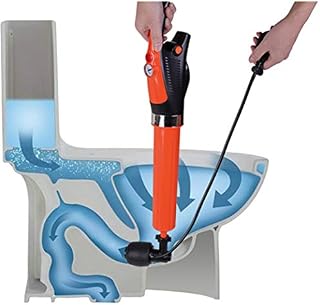 FEIYABDF Toilet Plunger, Drain Unblocker, Powerful Electric Pneumatic Dredge Equipment. High Pressure Air