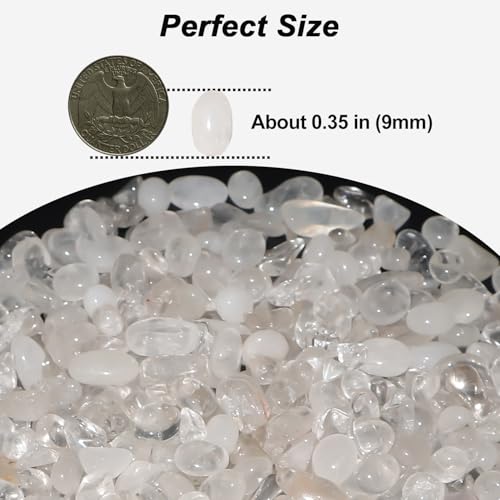 Image of Virekm Aquarium Rock,Landscaping Pebbles, River Rocks Decorative Ornamental Pebbles,Garden Landscaping Stones, DIY Smoothed Rocks for Potted Plant Resin Art Vase Fillers Aquarium Gravel Rocks
