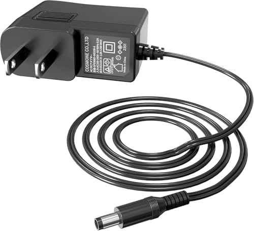 KOZUMUWAN ACアダプター 4.5V 1A 電源アダプター センタープラス 電気安全法PSE適合品 大手メーカーOEM製品 dcプラグ 外径 5.5mm 内径 2.1mm 汎用 純正互換 コンバーター スイッチング式 楽器 ギター カメラ モニター オーディオ 家庭用 (電圧4.5V, 電流1A)の商品画像（Amazon）