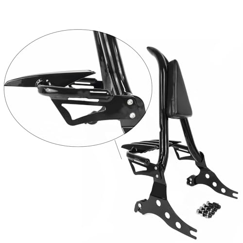 Sissy bar Softail Breakout Fat Boy fixation rigide en acier découpé au laser