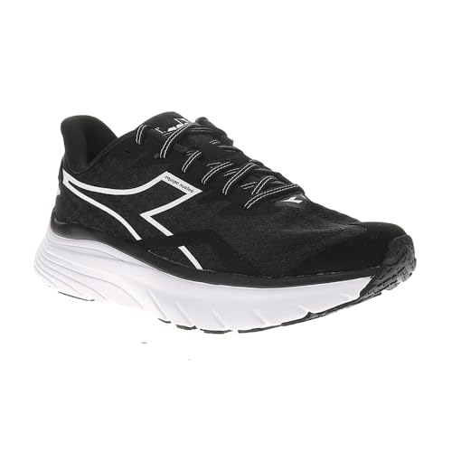 Diadora Womens Equipe Nucleo Running Sneakers Shoes - Black, White2