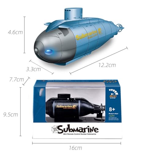 Mini sous-marin radiocommandé de simulation pour animation de piscine