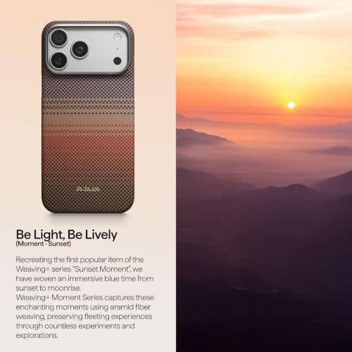 Image of pitaka for iPhone Pro Max Case 6.9 inch, Caseless Feeling, Sunset
