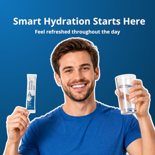 Image of NormaLyte Pure Unflavored Electrolyte Powder, Hydration Stick, 6 Count | Clinically studied formula, Electrolyte drink mix, Hydration support, Single-serve convenience, Ready in seconds