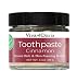 VIVADORIA Fluoride Free Natural Mineralizing Toothpaste Glass Jar, Cinnamon, 3 oz.