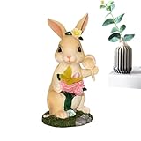 Spring Lights Set - Cute Butterfly Ambient Lighting, Easter Bunny Lights for Pathway Decor, Waterproof Lawn Illumination, ABS Housing with Auto On-Off Sensors, Festive Landscape Lamp for Parties