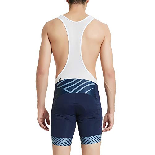 Image of Santic Cycling Bib Shorts Bib Pants Bike Shorts Men Cycle Pants Cycling Pants Men's Summer Bicycle 3D Sponge Padded