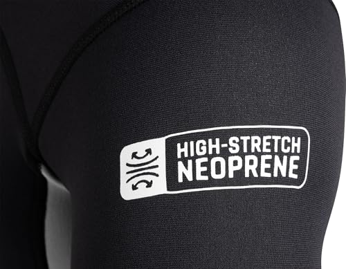 CRESSI Guardian Man Neoprene Jacket Black/Azule 2mm XL/5 - Chaqueta de Neopreno de 2 mm, para Natación, Snorkel, Sup, Surf, Kayak y Otros Deportes Acuáticos, Negro/Azul, XL/5, Uomo - imagen 6