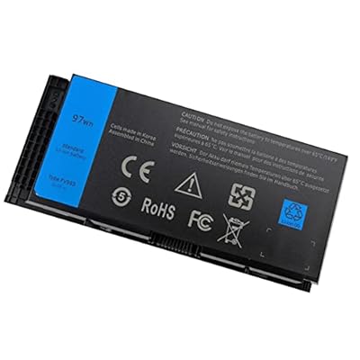 M4600 M4700 M4800 M6600 M6700 M6800 Laptop Battery for Dell Precision M4600 M4700 M4800 M6600 M6700 M6800 Series, Type: FV993 FJJ4W KJ321 PG6RC V7M28 R7PND RY6WH, 97WH 8500mAh 9 Cells 11.1V