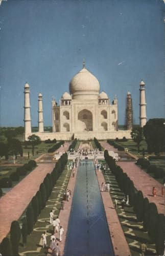 Taj Mahal with Reflecting Pool and Gardens Agra, India Original