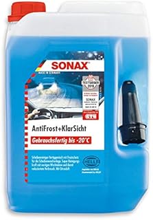SONAX AntiFrost&KlarSicht Gebrauchsfertig bis -20° C (5 Liter) schneller, schlierenfreier und effektiver Scheibenreiniger für den Winter | Art-Nr. 03325000