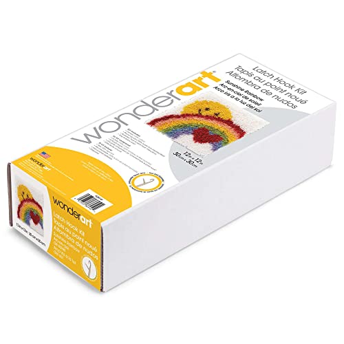 Image of Wonderart Latch Hook Yarn, Sunshine Rainbow