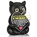 FTONENI Black Cat Encouragement Desk Decor Gift for Coworker Teacher Mentor, Inspirational Office Desk Figurine for Learning and Growth - FDD615