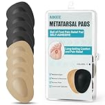 AOOTE Demi Semelles Coussinet, 4 Paires Semelles Coussinet Plantaire, Coussinets Plantaires pour Homme et Femme, Pour Soulager Les Métatarsalgies, Névrome de Morton, Échauffements, Durillons