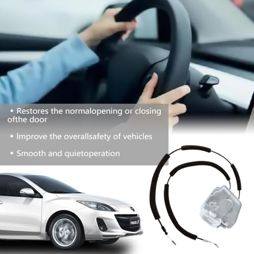 Image of Front Left Door Lock Actuator Assembly Comaptible for 2010-2013 Mazda 3 Replace Driver Side Door Lock Latch