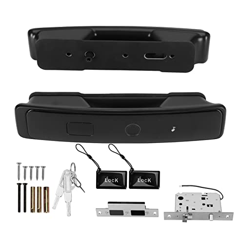Fechadura de Controle Remoto de Porta, Senha de Fechadura de Porta de Impressão Digital ABS de Metal