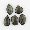 CRYSTALINES 5pcs Wholesale Natural Dhari Jasper Gemstone Cabochon, Bulk Polished Flatback Crystals, Assorted Loose Stone Supplies, DIY Crafts, Jewelry Making, Wire Wrapping, Gem Collection #1