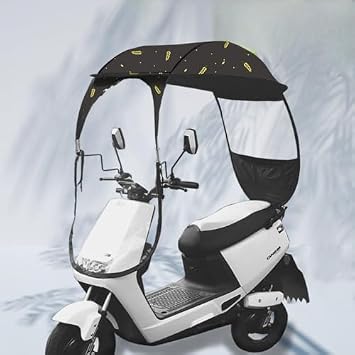 Motorcycle Canopy Motorcycle Roof Motor Bicycle Sun Visor Shade Tent Umbrella Windscreen For Cars With Rearview Mirror