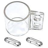 RPBKE Double Flag Harness for Telescoping Flagpole 15FT 20FT, Flag Pole Replacement Rings Kit, Flagpole Parts Hardware Accessories